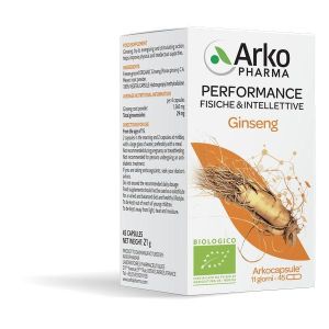 Arkocapsule Ginseng Bio Integratore Tonico 45 Capsule