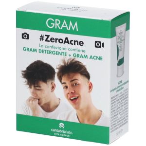 Gram Kit Zeroacne Gram Detergente 50ml + Gram Crema 50ml
