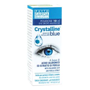 Phyto Garda Crystalline Blue Gocce Oculari  10ml Granuli Contenitore MULTIdose