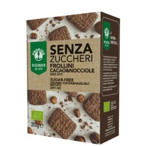 Frollini Cacao/nocciole Senza Zucchero 200g