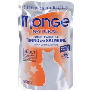 Monge Natural Superpremium Tonno i Salmone Cibo Umido per Gatti Adulti 80g