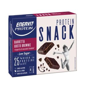 Enervit Protein Snack Brownie Low Sugar 8 Barrette 30g
