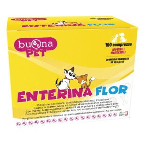 Buona Pet Enterina Flor Mangime Complementare Cani/gatti 100 Compresse