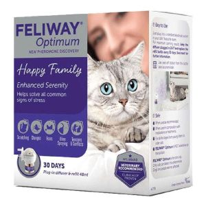Feliway Optimum Diffusore+ricarica per Gatti 48ml
