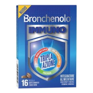 Bronchenolo Immuno Integratore per Sostenere Il Sistema Immunitario 16 Pastiglie