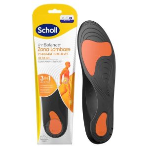 Scholl In-balance Zona Lombare Plantare Sollievo Dolore, Taglia L  da 42.5 A 45