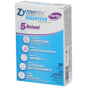 Zymerex Digestivo Forte 5 Azioni 20 Compresse Masticabili