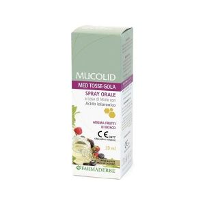 Mucolid Med Tosse Gola Spray Orale 30ml Aroma Frutti di Bosco