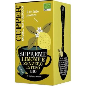 Cupper Infuso Limone/zenzero Bio 20 Filtri 50g