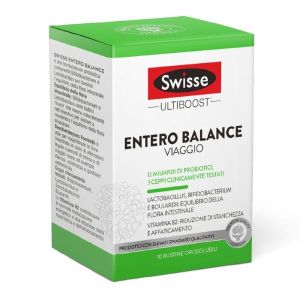 Swisse Entero Balance Viaggio Integratore Probiotici 10 Bustine