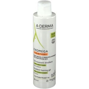 A-derma Exomega Control Gel Detergente Emolliente Viso Corpo Pelle Secca/atopica 200ml