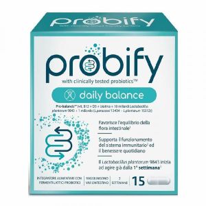 Probify Daily Balance Fermenti Lattici per L’ Equilibrio Della Flora Intestinale 15 Capsule