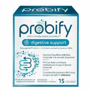 Probify Digestive Support Fermenti Lattici per L'equilibrio Della Flora Intestinale e Digestione 15 Capsule