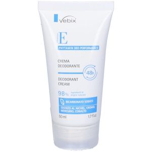 Vebix Phytamin e Deo Performance Crema Deo 48h-50ml Bicarbonato di Sodio