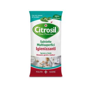 Citrosil Home Protection Salviette Multisuperfici Igienizzanti Eucalipto