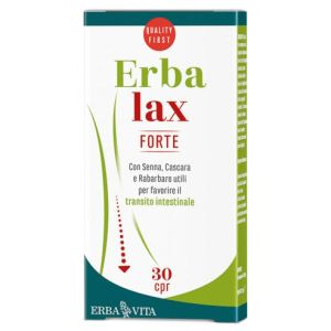 Erba Vita Erbalax Forte Integratore Intestinale 30 Compresse