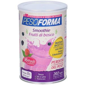 Pesoforma Smoothie Ai Frutti Rossi Pasto Sostitutivo Barattolo 436g