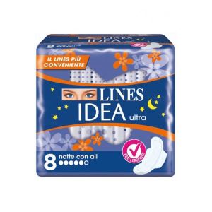 Lines Idea Ultra Notte Ali 8 Pezzi