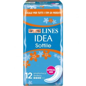 Lines Idea Sottili Anatomici 12 Pezzi