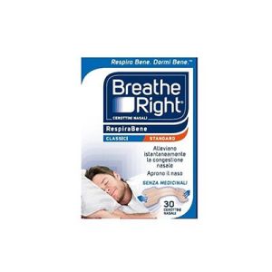 Breathe Right Respirabene 30 Cerottini Nasali Classici
