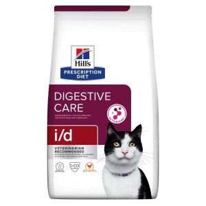 Hill's Prescription Diet I/d Digestive Care Crocchette per Gatti i Pollo Sacco 1,5Kg