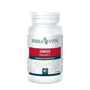 Erba Vita Ginkgo Integratore Microcircolo 60 Capsule
