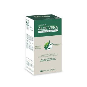 Specchiasol Aloe Vera Mini Drink 5 Volte Più Concentrato 15 Bustine da 10ml