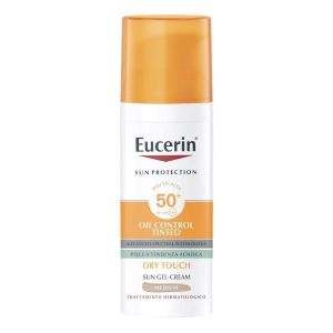 Eucerin Sun Oil Control Tinted Gel-crème With Spf50+ Medium