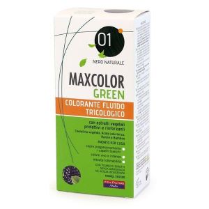 Maxcolor Green 01 Nero Naturale 75ml + Balsamo 15ml