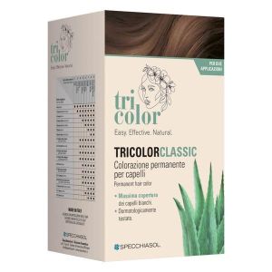 Specchiasol Tricolor Classic 6,34 Marròn Glacè 2 Tubi 50ml 2 Shaker 50ml + 4 Bustine 8ml