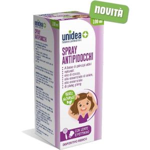 Unidea Spray Antipidocchi 100ml + Pettine e Lenti Inclusi