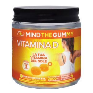 Mind The Gummy Vitamina D 30 Pastiglie Gommose Gusto Limone Senza Zucchero