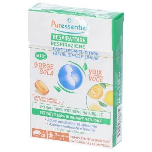 Puressentiel Respirazione 20 Pastiglie Miele Limone