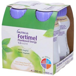 Nutricia Fortimel Plant Based Energy Mango Passion Fruit 4x200ml
