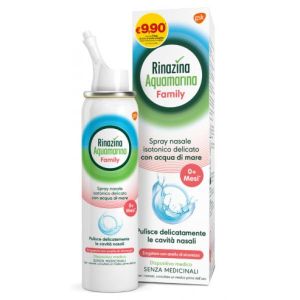 Spray Nasale Isotonico Rinazina Aquamarina Family Promo 100ml