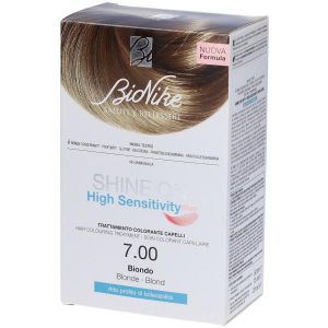 Shine On High Sensitivity Plus Biondo 7,00 Rivelatore In Crema 75ml + Crema Colorante 50ml