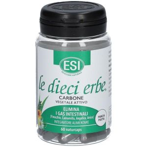 Esi Le Dieci Erbe Carbone Vegetale Attivo 60 Naturcaps