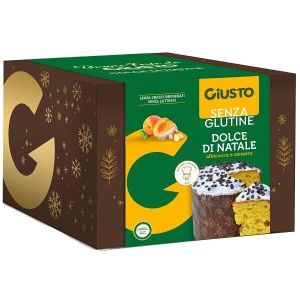 Giusto Senza Glutine Dolce di Natale Panettone Albicocca e Zenzero 600g