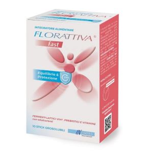 Florattiva Fast Integratore Equilibrio Flora Intestinale 10 Capsule