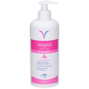Vagisil Detergente Intimo Ph Balance per L'igiene Intima Quotidiana i Prebiotici Naturali 500ml