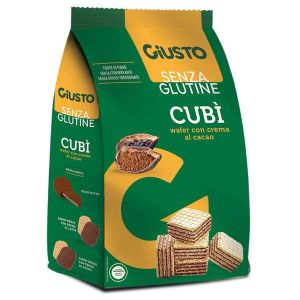 Giusto Senza Glutine Cubi&apos; Wafer Cacao 250g