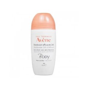 Avene eau thermale deodorante body 24h roll on 50ml