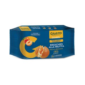 Giusto Diabel Brioche Frutta 4 Pezzi da 45g