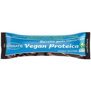 Ultimate Barretta Vegan Proteica Ciocco Caffè 1 Pezzo 40g