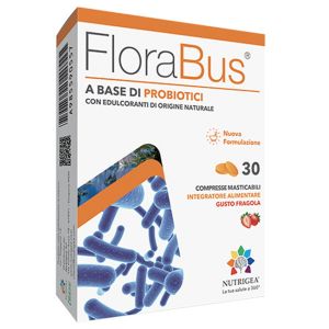 Nutrigea Florabus Integratore Alimentare 30 Tavolette Masticabili