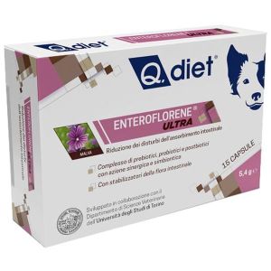 Q.vet Enteroflorene Ultra per Cani 15 Capsule