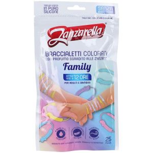 Zanzarella Family Braccialetti Colorati 25 Pezzi