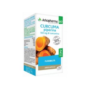 Arkocapsule Curcuma + Piperina Integratore Antiossidante 45 Capsule