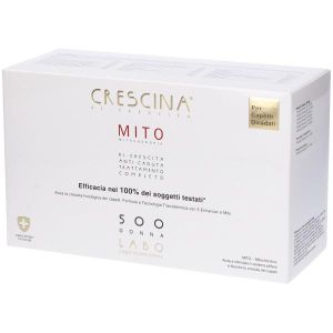 Crescina  Transdermic Ri-crescita Mito + Anti-caduta Mito Trattamento 500 Donna 20 + 20 Fiale