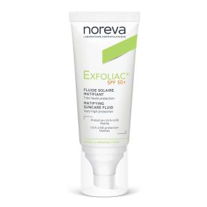 Noreva Exfoliac  Fluido Solare Opacizzante Spf50+